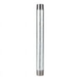 thumbnail image 1 of STZ Industries 1-1/2 in. MIP each X 1-1/2 in. D MIP Galvanized Steel 12 in. L Nipple, 1 of 7
