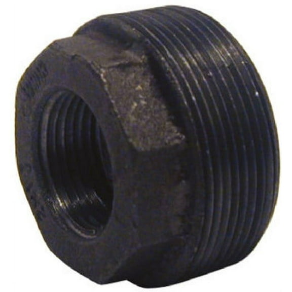 STZ Industries 1/2 in. MIP each X 1/8 in. D FIP Black Malleable Iron Hex Bushing