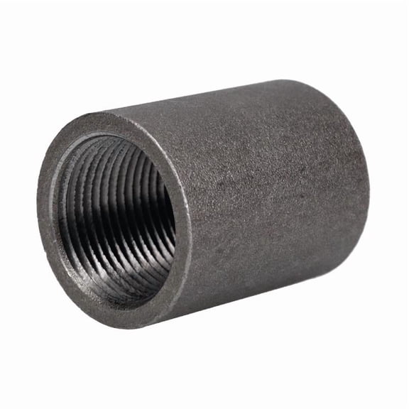 STZ Industries 1 in. FIP each X 1 in. D FIP Black Steel Coupling