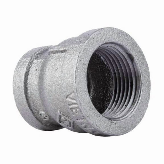 STZ Industries 1 in. FIP each X 3/4 in. D FIP Black Malleable Iron Coupling