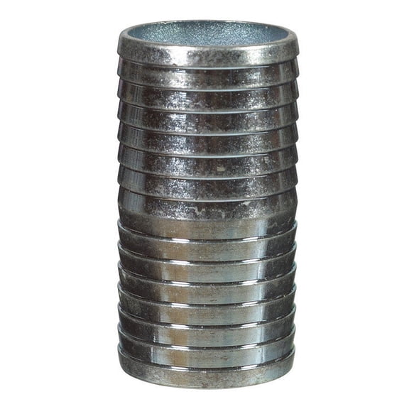 STZ Industries 2 in. Barb X 2 in. D Barb Galvanized Steel Coupling