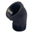 thumbnail image 1 of STZ Industries 2 in. MIP each X 2 in. D FIP Black Malleable Iron 45 degree Street Elbow, 1 of 8