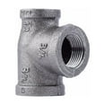 thumbnail image 1 of STZ Industries 3/4 in. FIP X 1/2 in. D FIP 3/4 in. D FIP Black Malleable Iron Reducing Tee, 1 of 5