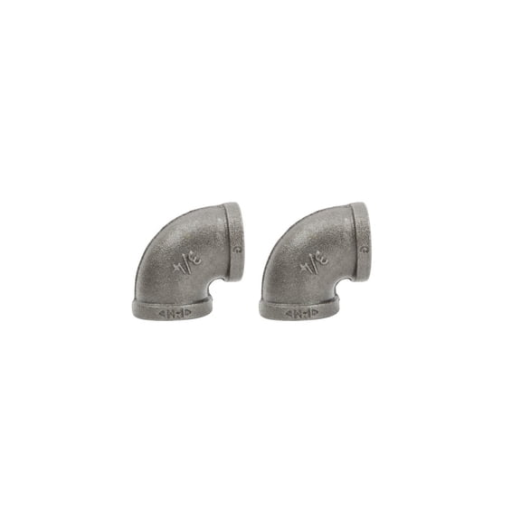 STZ Industries 3/4 in. FIP each X 3/4 in. D FIP Black Malleable Iron 90 Degree Elbow