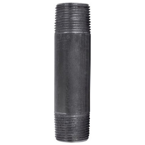 STZ Industries 3/4 in. MIP each X 3/4 in. D MIP Black Steel 4 in. L Nipple