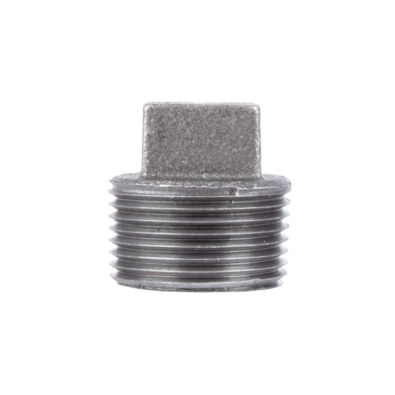 STZ Industries 4 in. MIP each Black Malleable Iron Plug
