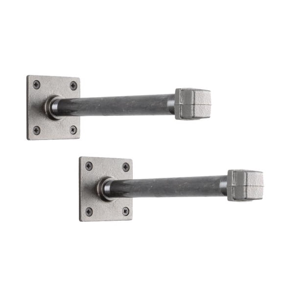 STZ Black Steel Shelf Bracket 8 L