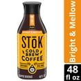 SToK, Cold Brew Coffee, 48 fl oz, Unsweetened Black Ready to Drink ...