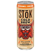 SToK Cold Brew Energy Caramel Cream Energy Coffee Beverage, 11 fl oz