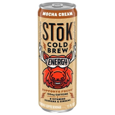 SToK Cold Brew Energy Mocha Cream Energy Coffee Beverage, 11 fl oz