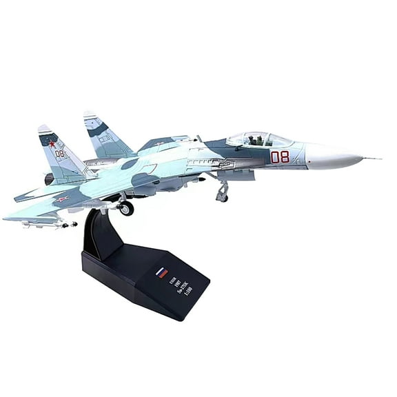 SU-27 Flanker Heavy Aircraft 1:100 Model Simulation Fighter Aviation Military Science Exhibition Toy