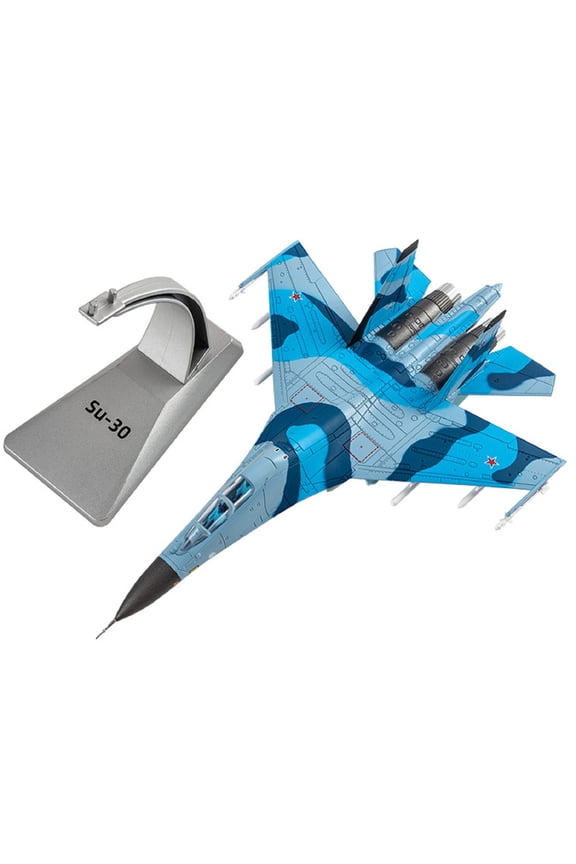 SU-30MKK Fighter Model Aviation Souvenir for History Buffs Collectors Home Decor Toy Gift