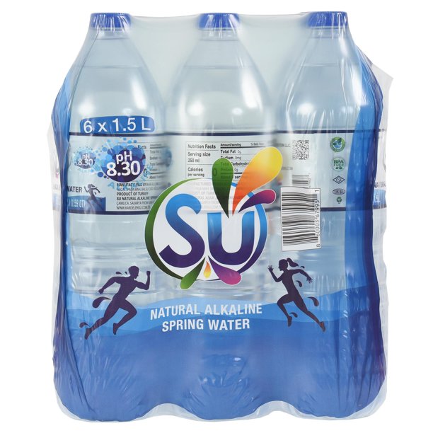 SU NATURAL ALKALINE WATER 1.5L
