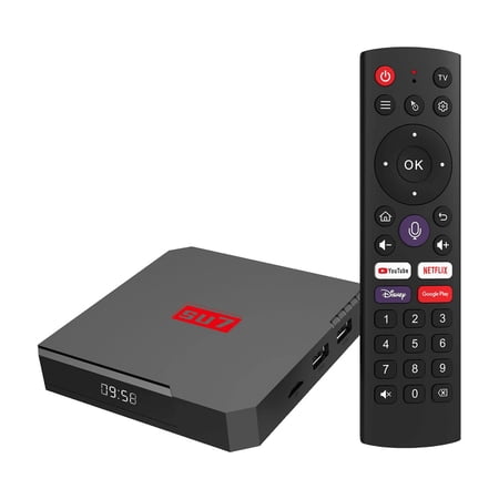 SU7 Android 12.0 Smart Box, 4GB RAM 32GB ROM, 8K UHD with WiFi 6 & Bluetooth 5.0