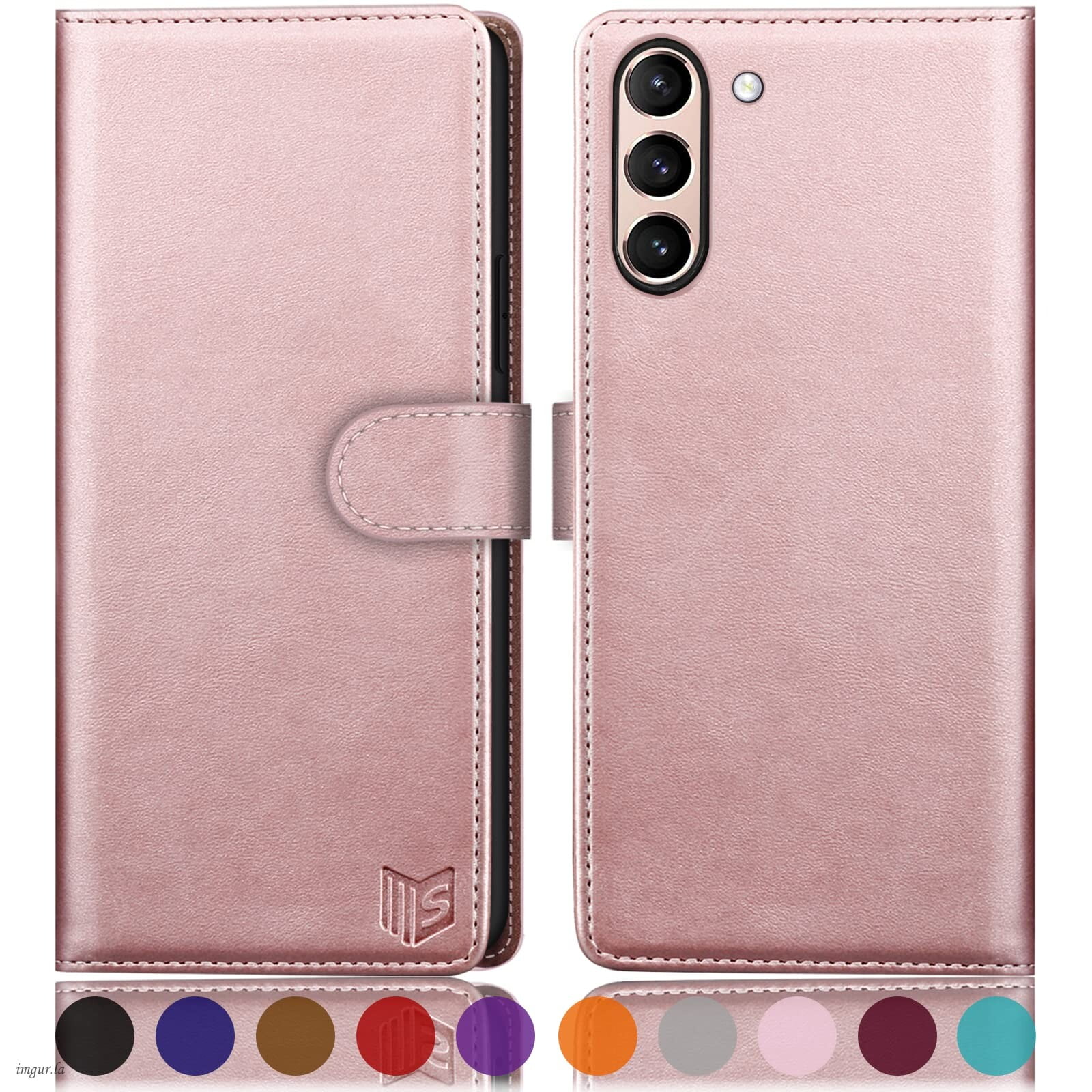 SUANPOT Wallet Case for Samsung S21