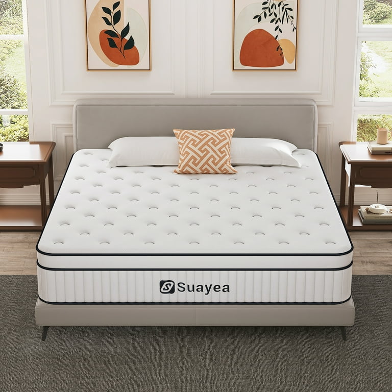 SUAYEA California King Mattress 12 Inch Cal King Mattress in a