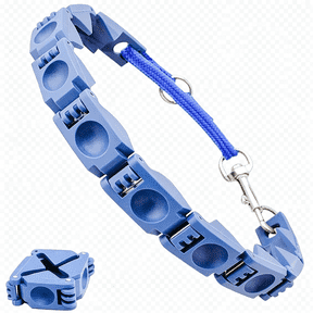 SUBAI Adjustable Dog Training Collar with 4 Extra Links for Medium,Large and X-Large Dogs,Suitable for Dogs with Neck Sizes of 16"Es Or Larger (Seamless Ring-4 Extra Links)