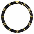 thumbnail image 1 of SUBMARINER BEZEL INSERT FOR ROLEX PLASTIC SUB BLK/TT 1680, 5512, 5513, 5517, 1 of 2