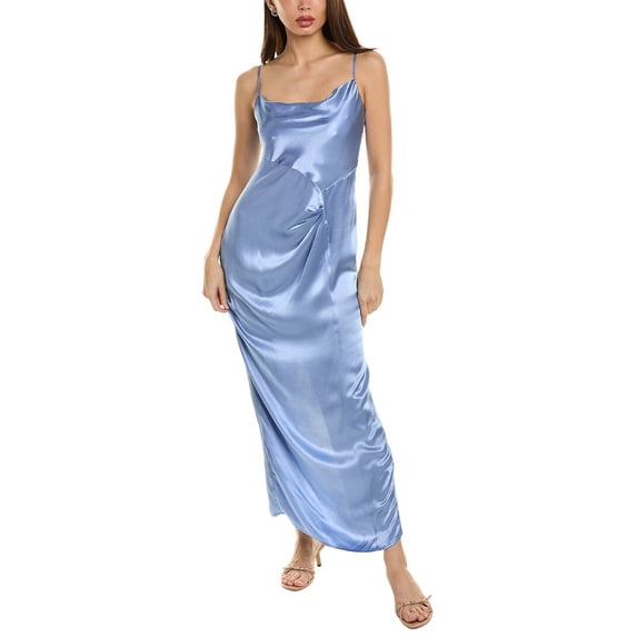 SUBOO womens Millenia Maxi Dress, m, Metallic