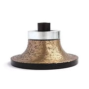 SUBRILLI B20 3/4 Diamond Hand Profiler Router Bit Profile Wheel Demi Bullnose Half Bullnose Roundover with M10 Thread for Granite Concrete Marble Countertop Edge