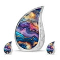 thumbnail image 1 of SUBSH Abstract Adult Urn - Funeral Urns For Ashes Adult - Cremation Urns For Human Ashes - Combo 1 Large & 2 Small - Ashes Urns Human - Cremation Urns For Men - Urn For Ashes, 1 of 2