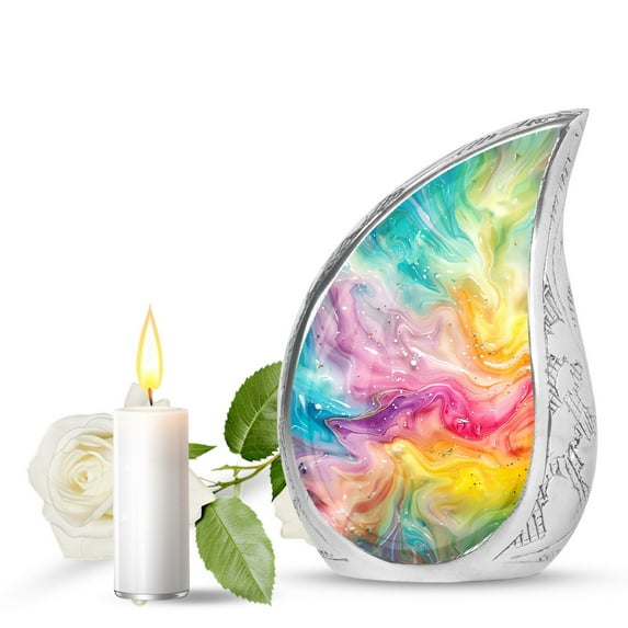 SUBSH Abstract Cremation Urn Human Ashes - Urns For Human Ashes For Mother - Urns For Human Ashes Adult Female Mom -Pack Of 1- Urn For Adult - Cremation Urns For Men - Urns For Human Ashes Adult