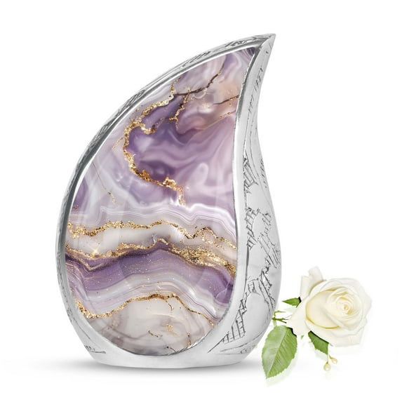 SUBSH Abstract Cremation Urn Human - Urn For Ashes Adult - Urns For Ashes Keepsake -Pack Of 1- Urn For Son - Cremation Urns - Human Urns For Ashes - Decorative Urns For Ashes