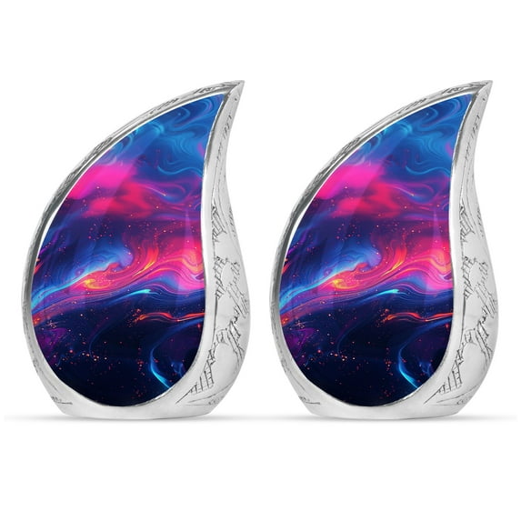 SUBSH Abstract Cremation Urns For Human Ashes - Urn For Human Ashes Adult Men - Urn Small - Pack Of 2 - Funeral Urns For Adult Ashes Men - Urns For Ashes Adult Male