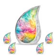 thumbnail image 1 of SUBSH Abstract Cremation Urns For Women - Urns For Mom Ashes - Urns For Mom - Combo 1 Large & 4 Small - Urn For Ashes Adult Male Large - Urns For Ashes - Cremation Keepsakes, 1 of 2