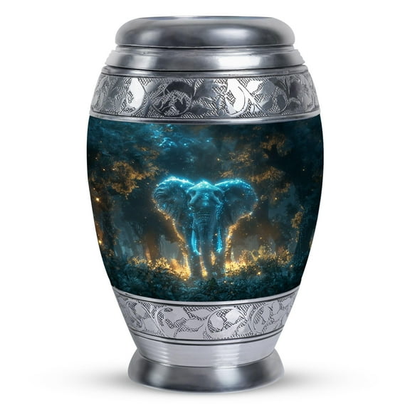 SUBSH Ashes Keepsake Elephant - Urns for Burial - Urn Adult Human Ashes - Mini Urns for Ashes - Small Urns for Human Ashes Keepsake Dad - Affordable Urns (Size-3inch,1pcs)