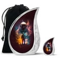 thumbnail image 1 of SUBSH Astronaut Space Suit - Urns For Ashes - Urns Adult - Urns For Ashes Adult Male Large - Combo 1 Large & 1 Small - Cremation Urn For Adults - Funeral Cremation Urns For Ashes, 1 of 2