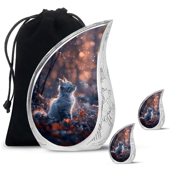 SUBSH Autumn Whispers - Urns For Human Ashes Adult Man - Urns For Human Ashes Husband - Urns Cremation - Combo 1 Large & 2 Small - Urn Small - Ashes Keepsake - Urns For Ashes Keepsake