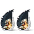 thumbnail image 1 of SUBSH Baseball Batter In Powerful Swing - Cremation Urns For Women - Urn Keepsake For Human Ashes - Urns For Human Ashes Adult For Burial - Pack Of 2 - Urn For Mom Ashes - Urns For Ashes Adult Male, 1 of 2