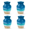 thumbnail image 1 of SUBSH Beach Urn - Cremation Keepsakes for Ashes - Urn for Ashes for Women - Funeral Urns for Human Ashes Adult - Cremation Urn Human Ashes - Decorative Urns (3 inch Pack of 4), 1 of 2