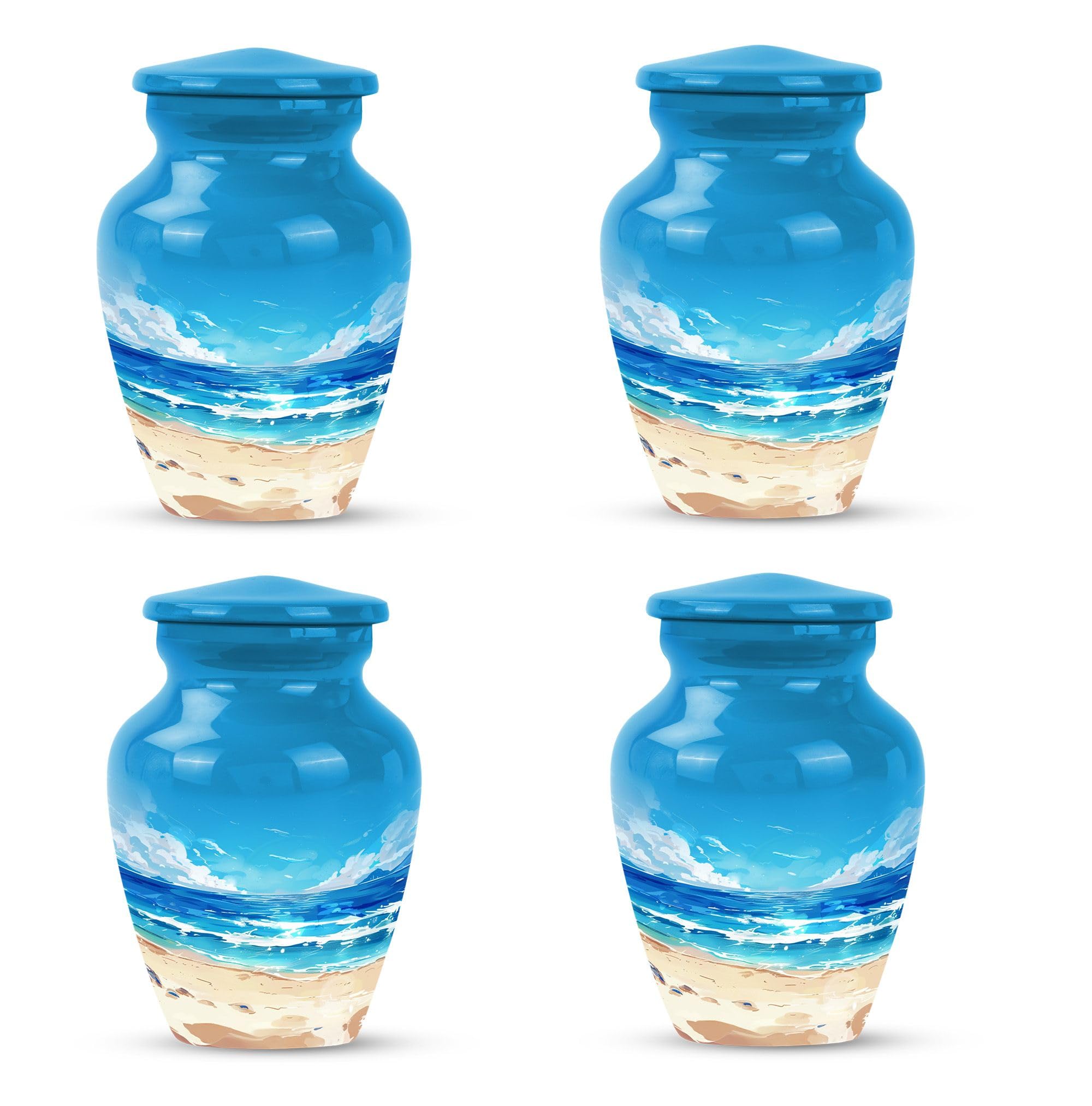 SUBSH Beach Urn - Small Urns for Ashes - Cremation Urn for Ashes ...
