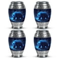 thumbnail image 1 of SUBSH Bear Urn - Small Urns for Human Ashes - Urns for Ashes Adult Male - Ashes Urn - Cremation Urns for Adults - (3 inch Pack of 4), 1 of 2