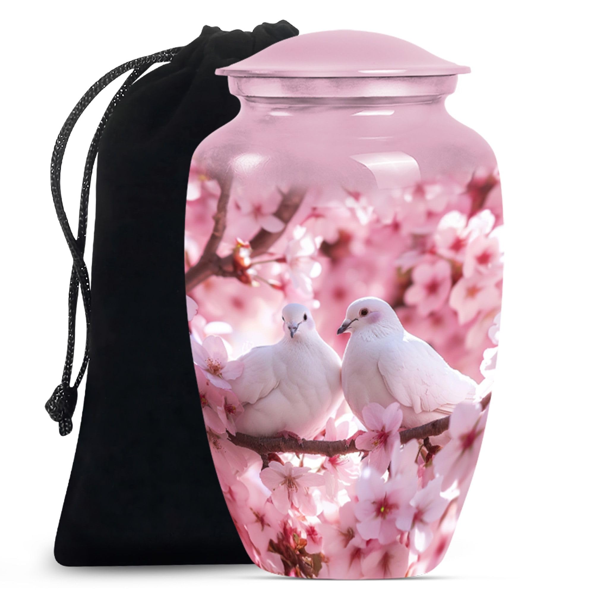 SUBSH Beautiful Dove Urn, 10 Inch Urn, Large Urns for Human Ashes, Urns for Human Ashes, Pet Urns for Dogs Ashes, Cat Urns for Ashes, Decorative Urns, Urn for Human Ashes Adult Male