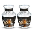 thumbnail image 1 of SUBSH Beer Urn - Cremation Keepsakes for Ashes - Cremation Urns for Adult Ashes Men - Human Cremation Urns - Ashes Urn Adult (3 inch Pack of 2), 1 of 2