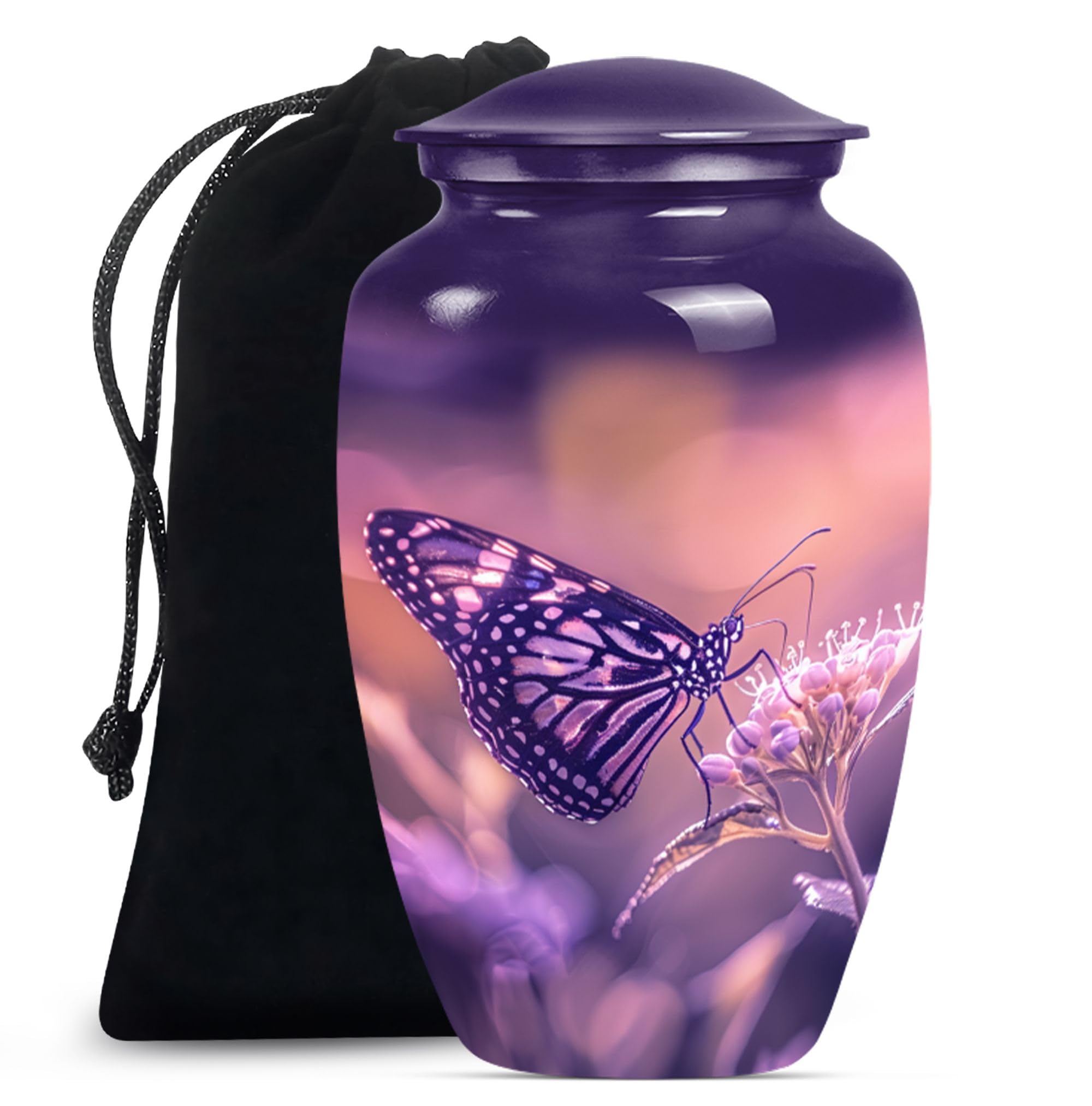 SUBSH Burial Urns for Cremated Remains - Decorative Urns - Cremation Memorial - Ash Holders for Human Ashes
