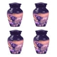 thumbnail image 1 of SUBSH Butterfly Cremation Urn - Small Urn for Ashes - Burial Urns for Ashes - Ash Urns for Humans - Cremation Urns for Adult Ashes Men - Cremation Urns for Ashes (3 inch Pack of 4), 1 of 2