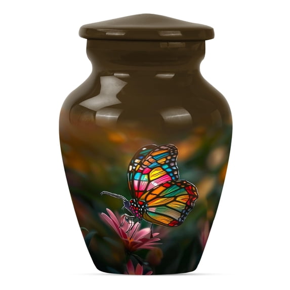 SUBSH Butterfly Keepsake Urn - Keepsake Urn - Cremation Urns for Adult Ashes Women - Cremation Urn for Ashes - Urn for Dad - Adult Cremation Urns (3 inch Pack of 1)