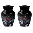 thumbnail image 1 of SUBSH Butterfly Urn - Mini Urns for Ashes - Decorative Urns - Urns for Human Ashes Adult Female - Funeral Urn - Urns for Ashes Adult Female Mom (3 inch Pack of 2), 1 of 2