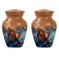 thumbnail image 1 of SUBSH Butterfly Urns for Human Ashes Adult Female - Small Ashes Container - Cremation Urns Adult - Urn for Dad - Adult Urns for Human Ashes Women - Ashes Urn (3 INCH Pack of 2), 1 of 2