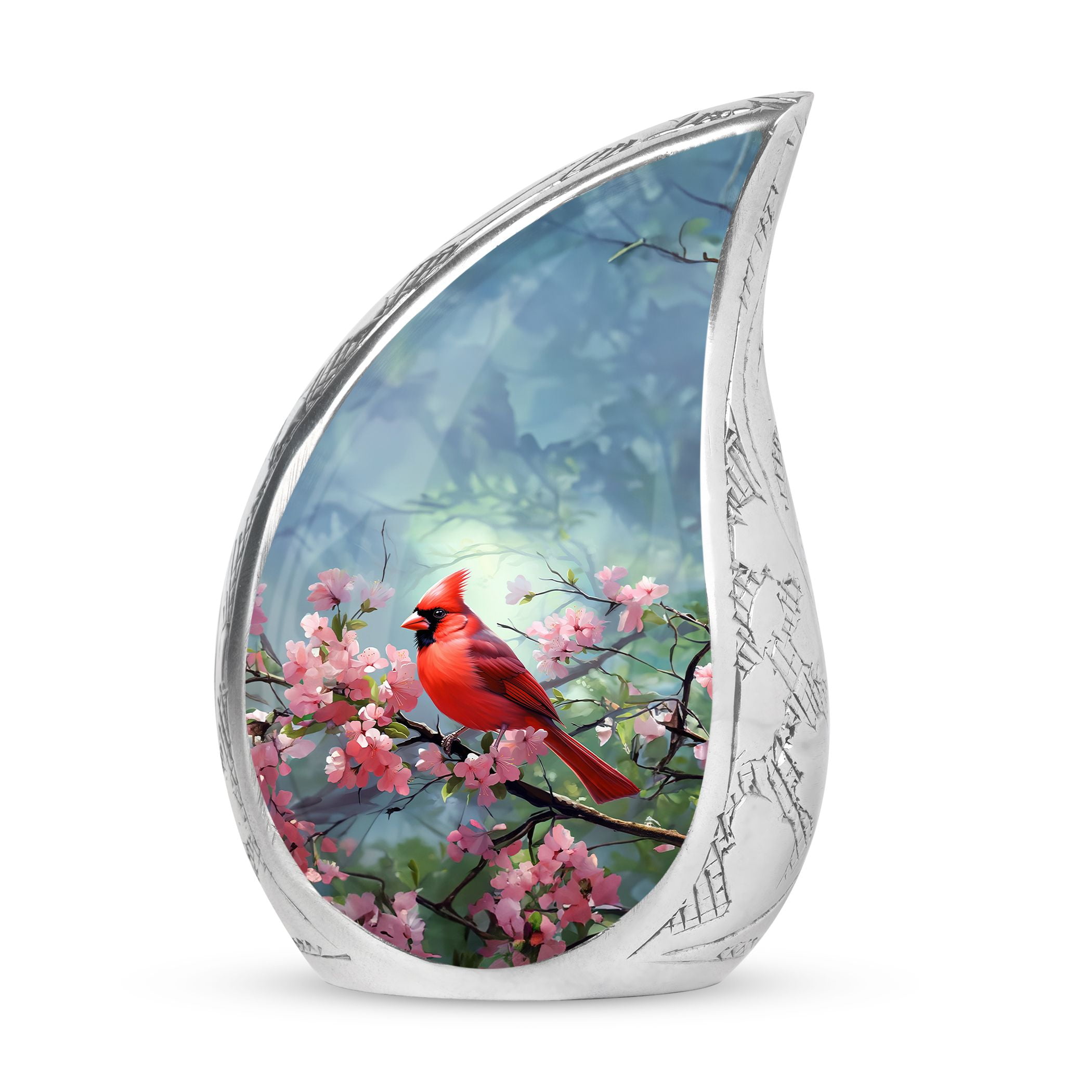 SUBSH Cardinal Birds - Urns For Human Ashes Adult Male - Urns For Woman Human Ashes - Urn For Human Ashes Adult Male - Pack Of 1 - Urns Human Ashes Adult - Cremation Urn For Ashes