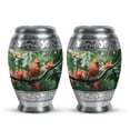 thumbnail image 1 of SUBSH Cardinal Cremation Urn - Small Urns for Human Ashes - Cremation Urns for Burial - Adult Cremation Urns - Cremation Urns for Adult Ashes Women - (3 inch Pack of 2), 1 of 2