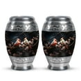 thumbnail image 1 of SUBSH Cardinal Urn Small - Small Urns for Ashes - Decorative Urns - Cremation Urns for Adult Ashes Women - Cremation Urns Adult - (3 inch Pack of 2), 1 of 2