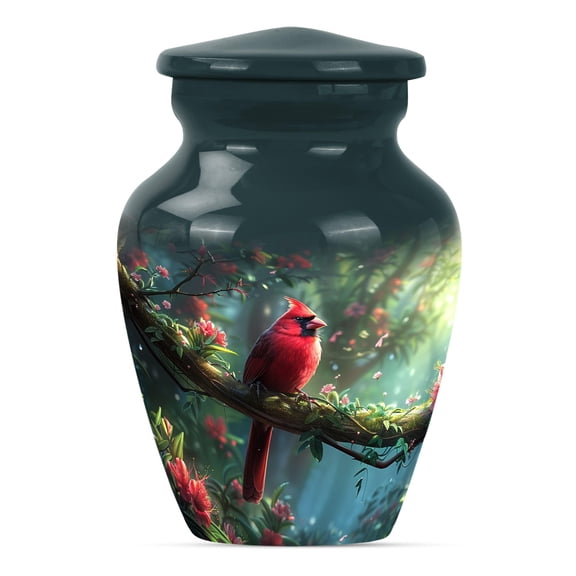 SUBSH Cardinal Urns for Human Ashes - Ashes Keepsake - an Urn for Ashes - Ashes Urn Adult - Burial Urns for Human Ashes Adult Male - Burial Urns for Ashes (3 inch Pack of 1)