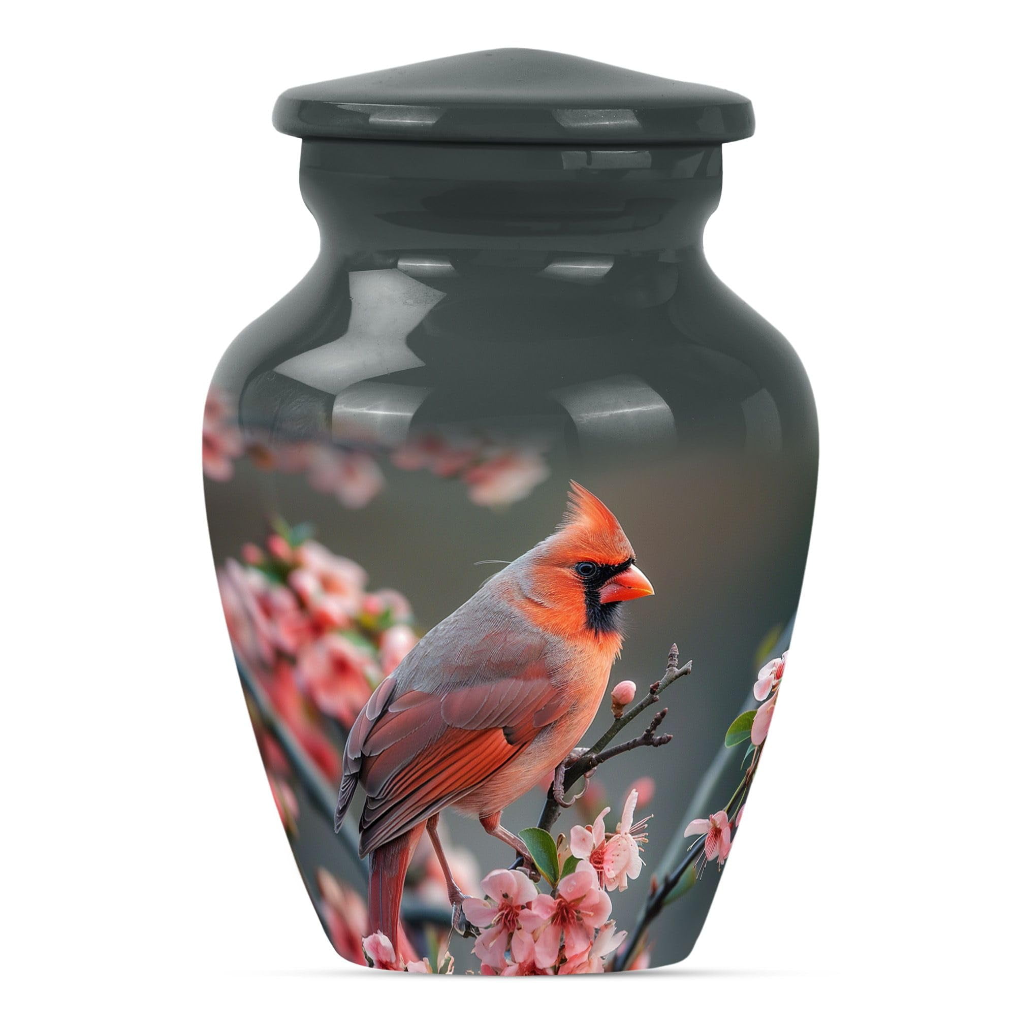 SUBSH Cardinal Urns for Human Ashes - Small Urns for Human Ashes Keepsake - Human Urns for Ashes - Cremation Urns for Men - Funeral Urns for Human Ashes Adult - (3 inch Pack of 1)
