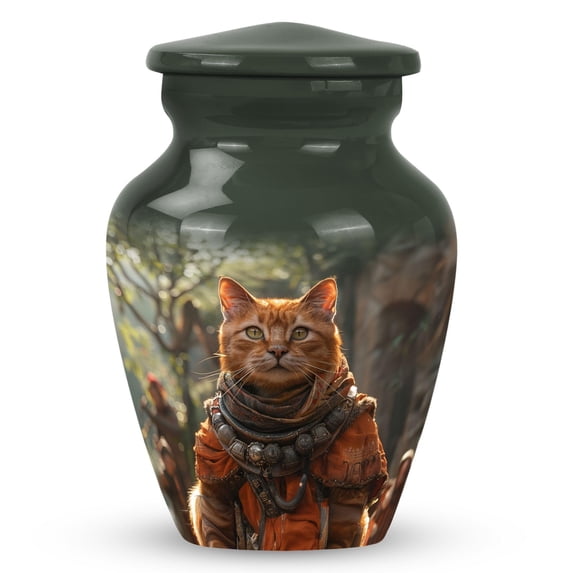 SUBSH Cat Urns for Ashes - Cremation Urns for Ashes Mini - Human Remain Urns - Cremation Urns Adult - Burial Urns for Cremated Remains - Ashes Holder (Size-3inch,1pcs)