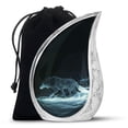 thumbnail image 1 of SUBSH Celestial Wraith Wolf - Urn For Human Ashes - Cremation Urns Human - Urns For Women Human Ashes - 10 Inch - Cremation Urns - Urns For Ashes - Urns For Human Ashes, 1 of 2